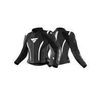 Shima Куртка Кожаная женская Miura 2.0 Black/White в Хабаровске