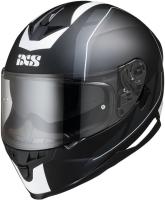 IXS Шлем HX 1100 2.0 Чёрн-серо-белый глянец в Хабаровске