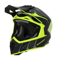 Acerbis Шлем кроссовый X-Track 22-06 Black/Fluo-Yellow в Хабаровске