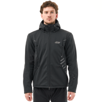 Dragonfly Мототолстовка DF Urban Man 2025 Black с защитой в Хабаровске