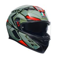 AGV Шлем K3 Decept Matt Black/Green/Red в Хабаровске