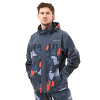 Dragonfly Мембранная куртка Quad 2.0 Man 2025 Grey - Orange Camo в Хабаровске