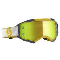 Scott Очки кроссовые Fury yellow/blue yellow chrome works в Хабаровске