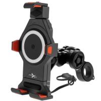 Extreme Style Мото держатель с беспроводной зарядкой anti-vibration R17W в Хабаровске