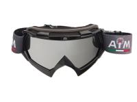 AiM Очки кроссовые (PRO) 157-100 Black Glossy в Хабаровске