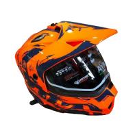 AiM Шлем детский JK802Y Orange/Blue в Хабаровске