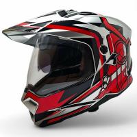 AIM Шлем кросс/эндуро JK802S Red/Grey/Black в Хабаровске