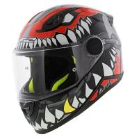 LS2 Мотошлем FF812 Kid Punk Grey Red в Хабаровске