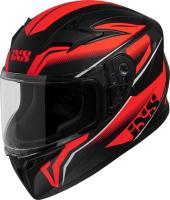 IXS Шлем 136 2.0 Kids Star 2 Черно-красно матовый в Хабаровске