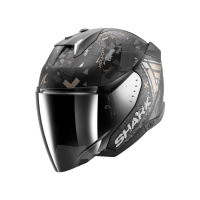 Shark Шлем Skwal I3 Jet Hellcat Mat Black/Chrome/Anthracite в Хабаровске