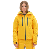 Dragonfly Куртка утепленная Gravity Premium Woman Yellow-Dark Ocean в Хабаровске