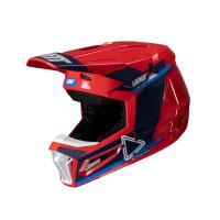 Leatt Шлем кроссовый детский Helmet Kit Moto 3.5 Jr V25 Royal в Хабаровске