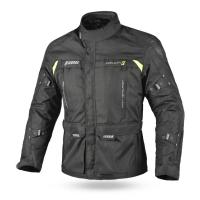 Dimox Мотокуртка текстиль Explorer Mens Touring Black/Yellow в Хабаровске