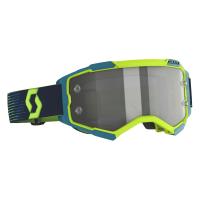 Scott Очки кроссовые Fury LS neon yellow/blue light sensitive grey works в Хабаровске