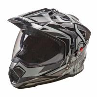 AIM Шлем кросс/эндуро JK802S Black/Grey/White в Хабаровске