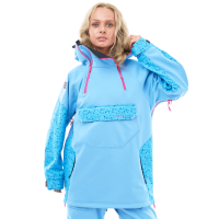 Dragonfly Куртка-анорак сноубордическая DF Uktus Woman Blue - Pink в Хабаровске