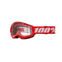 100% Очки подростковые Strata 2 Junior Red / Clear в Хабаровске