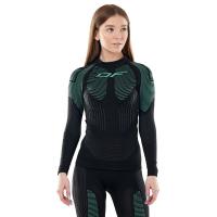 Dragonfly Термофутболка DF 3DThermo Green с длинным рукавом Woman в Хабаровске
