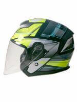 AiM Шлем открытый JK526 Yellow/Grey/Black в Хабаровске
