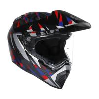 AGV Шлем AX9 E2206 V26 Steppa Carbon/Red/Blue в Хабаровске