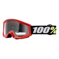 100% Очки детские Strata Mini Goggle Red/Clear Lens 2025 в Хабаровске