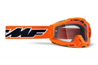 100% Маска кросс FMF Powerbomb Rocket Orange - прозрачная линза в Хабаровске