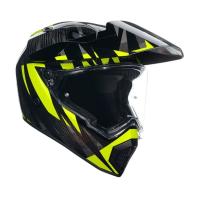 AGV Шлем AX9 E2206 V26 Steppa Carbon/Grey/Yellow Fluo в Хабаровске