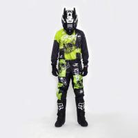 Grom Штаны кроссовые подростковые MX Religion lime в Хабаровске