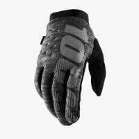 100% Мотоперчатки текстильные Brisker Glove Heather Grey  в Хабаровске