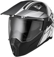 IXS Шлем IXS 208 2.0 Черно-Белый Матовый в Хабаровске