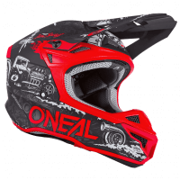 ONEAL Кроссовый шлем 5Series HR Черный/Красный в Хабаровске
