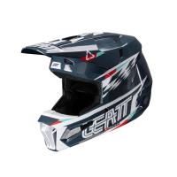 Leatt Шлем кроссовый Helmet Kit Moto 3.5 V25 Blue в Хабаровске