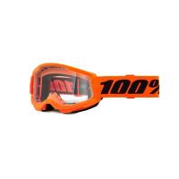 100% Очки подростковые Strata 2 Junior Neon Orange / Clear в Хабаровске