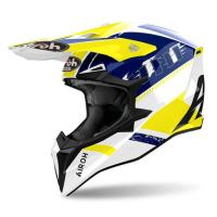 Airoh Мотошлем Wraaap Feel Yellow/Blue Gloss в Хабаровске