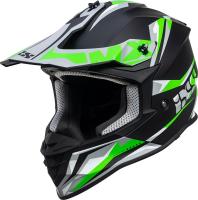 IXS шлем кроссовый 362 2.0 Черно-зеленый-белый в Хабаровске