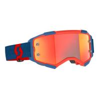 Scott Очки кроссовые Fury dark blue/neon red/orange chrome works в Хабаровске