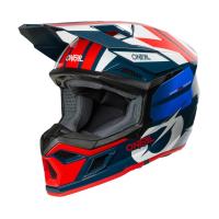 Oneal Кроссовый шлем 3Series Ride V.25 синий/белый в Хабаровске