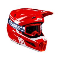 Leatt Шлем кроссовый 3.5 V26 Red + очки Vizion 3.5 в Хабаровске