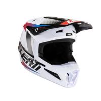 Leatt Шлем кроссовый Moto 2.5 Helmet Black/White 2024 в Хабаровске