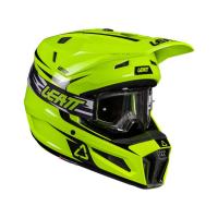 Leatt Шлем кроссовый 3.5 V26 Neon Yellow + очки Vizion 3.5 в Хабаровске