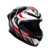 AGV Шлем K6 S 2206 Karve Matt Black/White/Red в Хабаровске