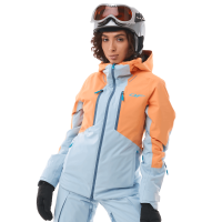 Dragonfly Куртка горнолыжная утепленная Gravity Woman 2025 Mock Orange-Light Blue в Хабаровске