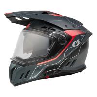 Oneal Шлем кроссовый со стеклом Sierra RS Echo красный/черный в Хабаровске