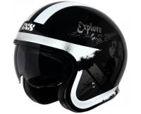 IXS Мотошлем открытый iXS 880 2.2 черно-серебристый в Хабаровске