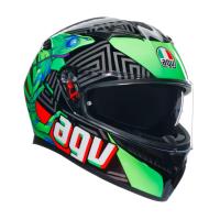 AGV Шлем K3 Kamaleon Black/Red/Green в Хабаровске