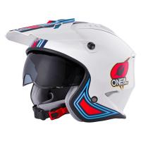ONEAL Шлем открытый Volt MN1, глянец Белый/красный в Хабаровске