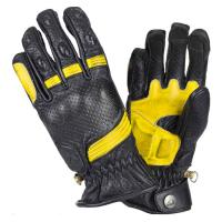 BY City Мотоперчатки Retro II Black/Yellow в Хабаровске