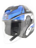AiM Шлем открытый JK526 Blue/Grey/Black в Хабаровске