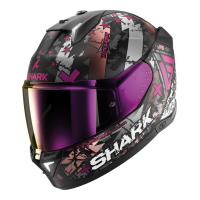 Shark Шлем Skwal i3 Hellcat Mat Black/Chrome/Violet в Хабаровске