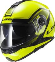 LS2 Мотошлем снегоходный FF325 Strobe Electric Snow Civik Желтый/Черный в Хабаровске